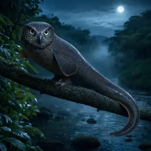 Electric eel + Owl